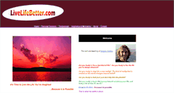 Desktop Screenshot of livelifebetter.com